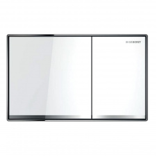 Клавіша змиву Geberit Sigma 60 білий/хром глянцевий (115.640.SI.1)