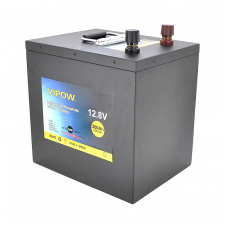 Акумуляторна батарея Vipow LiFePO4 12,8V 200Ah з вбудованою ВМS платою 100A