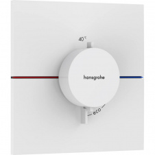 Термостат прихованого монтажу Hansgrohe ShowerSelect Comfort E HighFlow Matt White (15574700)