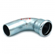 Коліно сталеве RM SteelPres 381/901 Ø88.9 90° ВЗ оцинковане (опалення)