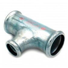 Фото - Трійник редукційний сталевий RM SteelPres 392 Ø88,9 х 28 х 88,9 оцинкований (опалення) Трійник редукційний сталевий RM SteelPres 392 Ø88,9 х 28 х 88,9 оцинкований (опалення)