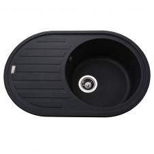 Гранітна мийка Globus Lux OHARA 770х500-А0001, графіт