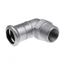 Коліно з зовнішньою різьбою KAN-therm Inox 18 x 1/2" (1609070002)