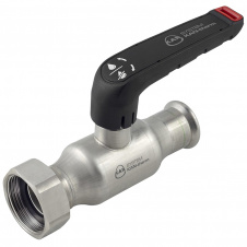 Кран кульовий Kan-Therm Inox з накидною гайкою та пласким ущільненням 18 G3/4"