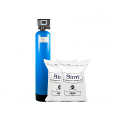Система пом'якшення води Filtrons 1252 на клапані Runxin F67C1, фільтруючий матеріал Birm - 56,6 л (ORX1252B)