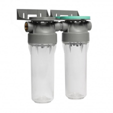 Колба фільтра Ecosoft 2P DUPLEX РЕТ 3/4" прозора (FDPP2P0130/G118)