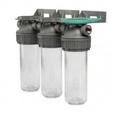 Колба фільтра Ecosoft 3P TRIPLEX РЕТ 3/4" прозора (FTPP3P0130/G118)