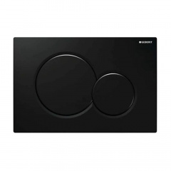 Змивна клавіша Geberit Sigma01, чорний (115.770.DW.5) Шостка