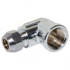Коліно Albertoni 422 10 х 1/2 ВР хром (G02537) Жмеринка