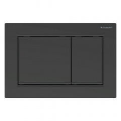 Клавіша змиву Geberit Omega 30 чорний матовий/хром глянцевий (115.080.14.1) Чорноморськ