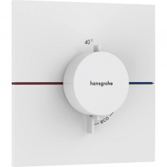 Термостат прихованого монтажу Hansgrohe ShowerSelect Comfort E HighFlow Matt White (15574700) Ромны