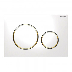 Клавіша змиву Geberit Sigma 20 білий/золото (115.882.KK.1) Ірпінь