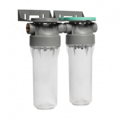Колба фільтра Ecosoft 2P DUPLEX РЕТ 3/4" прозора (FDPP2P0130/G118) Смела