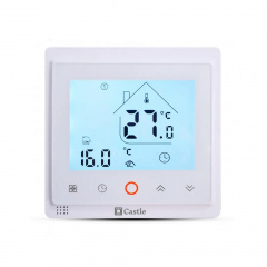 Терморегулятор програмований Castle AC603H Wi-Fi білий (55013662) Броды