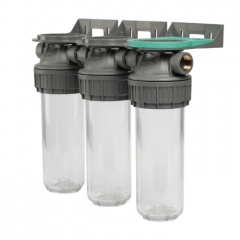 Колба фільтра Ecosoft 3P TRIPLEX РЕТ 3/4" прозора (FTPP3P0130/G118) Львов