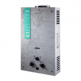 Газова колонка димохідна Piegaz Afrodyta grey concrete 10 л