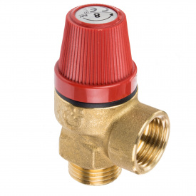 Мембранный клапан Caleffi 1/2х1/2 8 bar ВН (312440)
