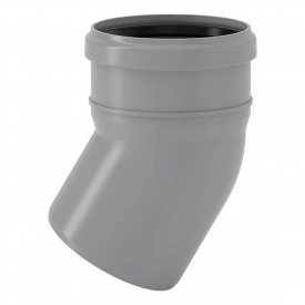 Коліно каналізаційне Valsir HTB 75 30°
