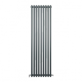 Трубчастий радіатор Ideale Gloria 1 колона 9 секцій антрацит 1800x531