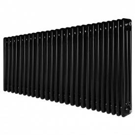 Горизонтальний дизайнерський радіатор Arttidesign Bari III G 26/600/1190/50 чорний матовий