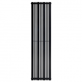 Вертикальний дизайнерський радіатор Arttidesign Lucca 10/1800/456/50 чорний матовий