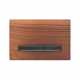 Клавіша змиву Geberit Sigma 50 чорний горіх/чорний хром (115.671.JX.2)