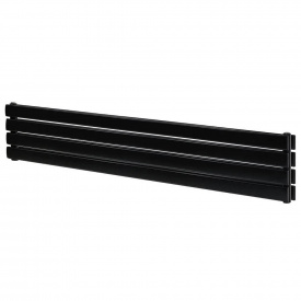 Горизонтальний радіатор Arttidesign Livorno ІІ G 4/272/1600/50 чорний матовий