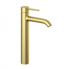 Змішувач для раковини Kludi Bozz 240 мм, брашоване золото (38286N076)