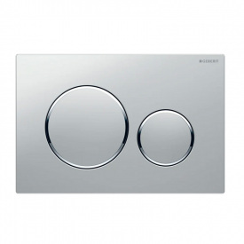 Клавіша змиву Geberit Sigma 20 хром матовий/хром глянцевий (115.882.JQ.1)