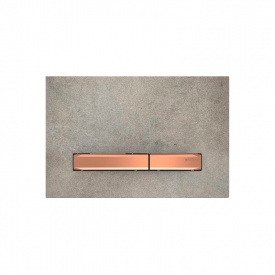 Клавіша змиву Geberit Sigma 50 бетон/червоне золото (115.670.JV.2)