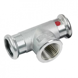 Трійник оцинкований Sanha 24130g 22х1/2х22 (24130221222)