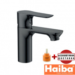 Змішувач для умивальника HAIBA Milano Graphite (Chr-001) Чернівці
