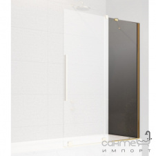 Неподвижная часть шторки на ванну Radaway Furo Gold PND II 10112894-01-01 золото/прозрачное стекло