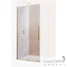 Левая часть душевой кабины Radaway Furo Gold KDD 100 L 10105100-09-01L золото/прозрачное стекло