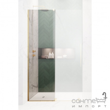 Стенка для душевой перегородки Radaway Furo Gold Walk-In 10110694-01-01 золото/прозрачное стекло