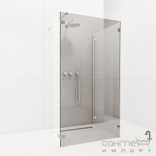 Фронтальная часть душевой кабины Radaway Euphoria Walk-in IV W4 80 383140-01-01 (хром/прозрачное)