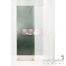 Дверь для душевой перегородки Radaway Furo Gold Walk-In 120 R 10106638-09-01R золото/прозрачное стекло, правосторонняя