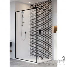 Фото - Душевая перегородка Radaway Modo X Black II Frame 150 389354-54-56 прозрачное стекло/черная рамка Душевая перегородка Radaway Modo X Black II Frame 150 389354-54-56 прозрачное стекло/черная рамка