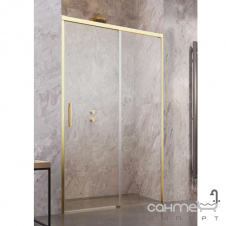 Душевая дверь в нишу Radaway Idea Gold DWJ 120L 387016-09-01L профиль золото, прозрачное стекло, левосторонняя