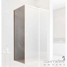 Боковая стенка для душевой кабины Radaway Idea Gold S1 80R 387051-09-01R золото, прозрачное стекло, правосторонняя