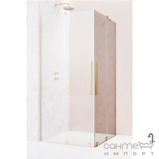 Правая часть душевой кабины Radaway Furo Gold KDD 90 R 10105090-09-01R золото/прозрачное стекло
