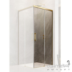 Левая часть душевой кабины Radaway Idea Gold KDD 100 R 387062-09-01R профиль золото, прозрачное стекло Фастів