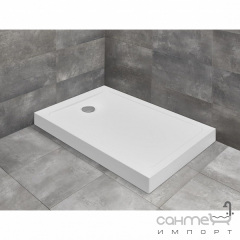 Прямоугольный акриловый душевой поддон Radaway Doros F Compact 1300x800 SDRFP1380-05 белый Вінниця