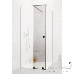 Дверь для душевой кабины Radaway Furo Black RH KDJ 90 L 10104442-54-01LU черный/прозрачное стекло, левосторонняя Миргород