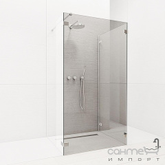 Фронтальная часть душевой кабины Radaway Euphoria Walk-in IV W4 120 383144-01-01 (хром/прозрачное) Рівне