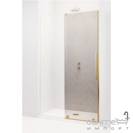 Дверь для душевой перегородки Radaway Furo Gold DWJ 150 L 10107772-09-01L золото/прозрачное стекло, левосторонняя