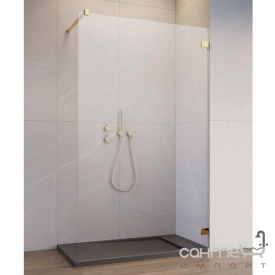 Душова перегородка Radaway Essenza Pro Walk-In 120 10103115-09-01 прозоре скло / золото