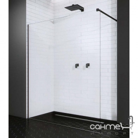 Душевая перегородка Radaway Modo X Black II 155 389355-54-01 прозрачное стекло