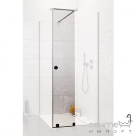 Дверь для душевой кабины Radaway Furo Black RH KDJ 90 R 10104442-54-01RU черный/прозрачное стекло, правосторонняя
