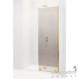 Дверь для душевой перегородки Radaway Furo Gold DWJ 140 L 10107722-09-01L золото/прозрачное стекло, левосторонняя